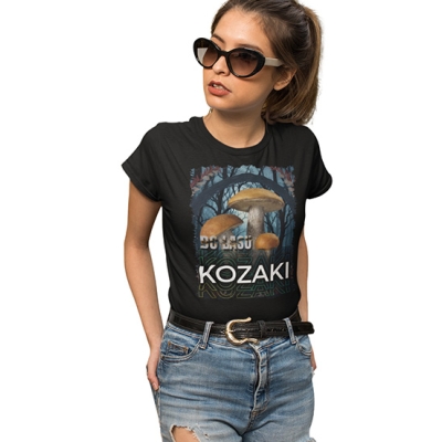 KOSZULKA DAMSKA grzybowa DO LASU